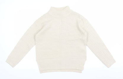 Select Womens Ivory  Knit Pullover Jumper Size 10