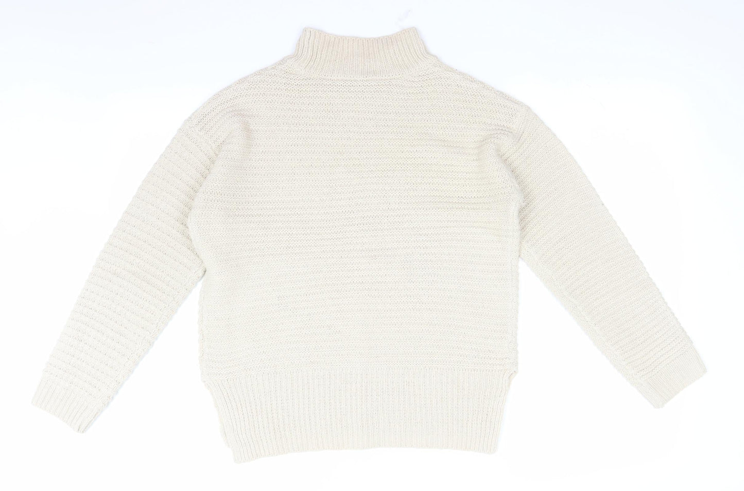 Select Womens Ivory  Knit Pullover Jumper Size 10