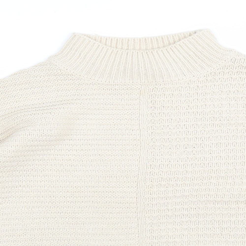Select Womens Ivory  Knit Pullover Jumper Size 10