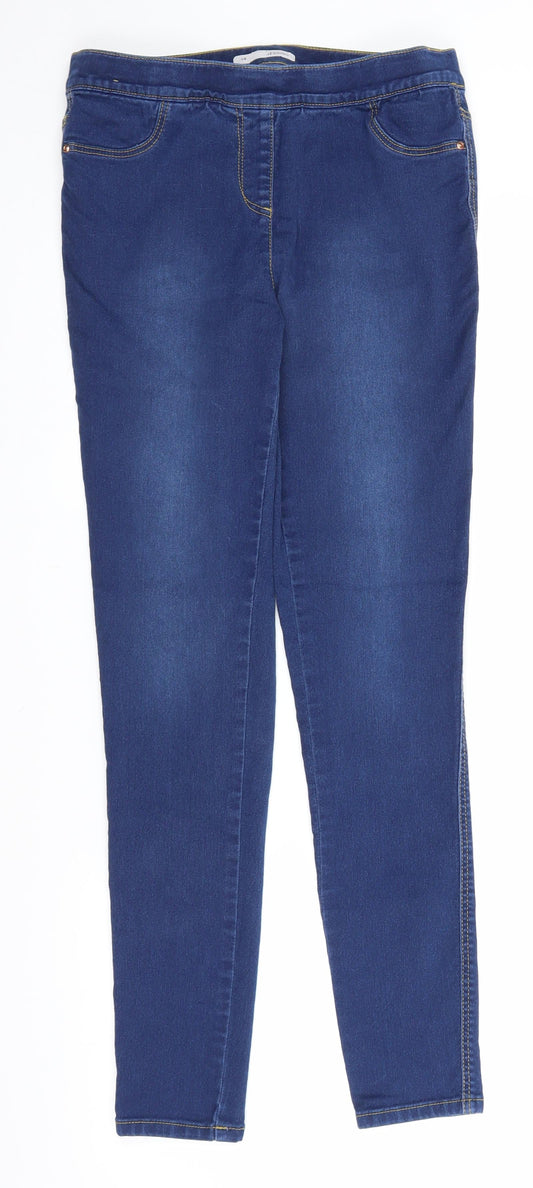 Nutmeg Womens Blue  Denim Flared Jeans Size 14 L28.5 in