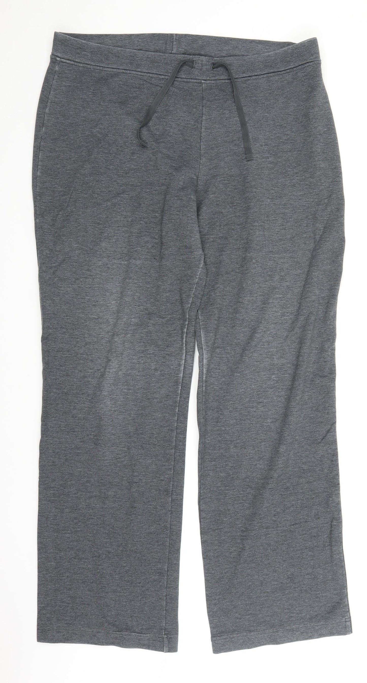 Womens UK Size 18 Marks and Spencer Regular Fit Sweatpants Grey Trousers