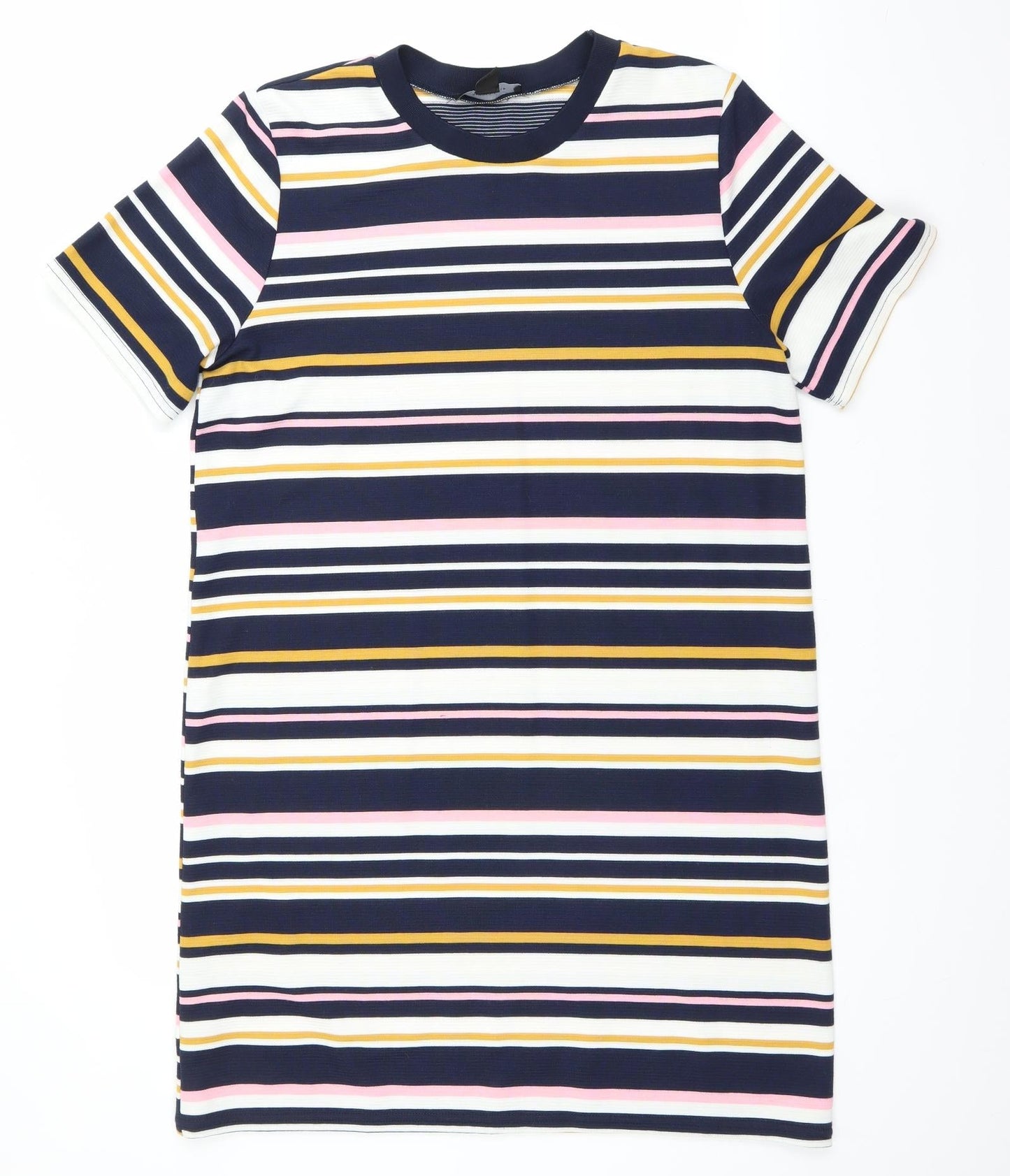 Atmosphere Womens Blue Striped  T-Shirt Dress  Size 12