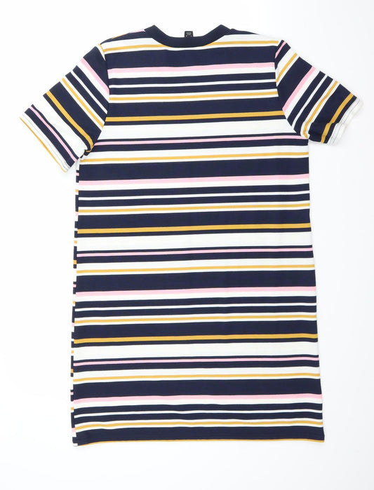 Atmosphere Womens Blue Striped  T-Shirt Dress  Size 12