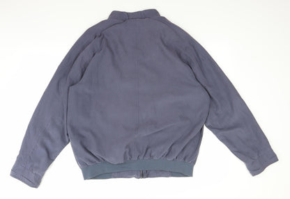 Mens UK Size M Kingston Blue Bomber Jacket