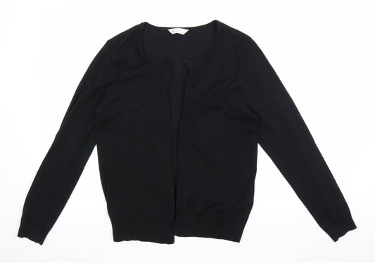 BHS Womens Black  Knit Cardigan Jumper Size 14
