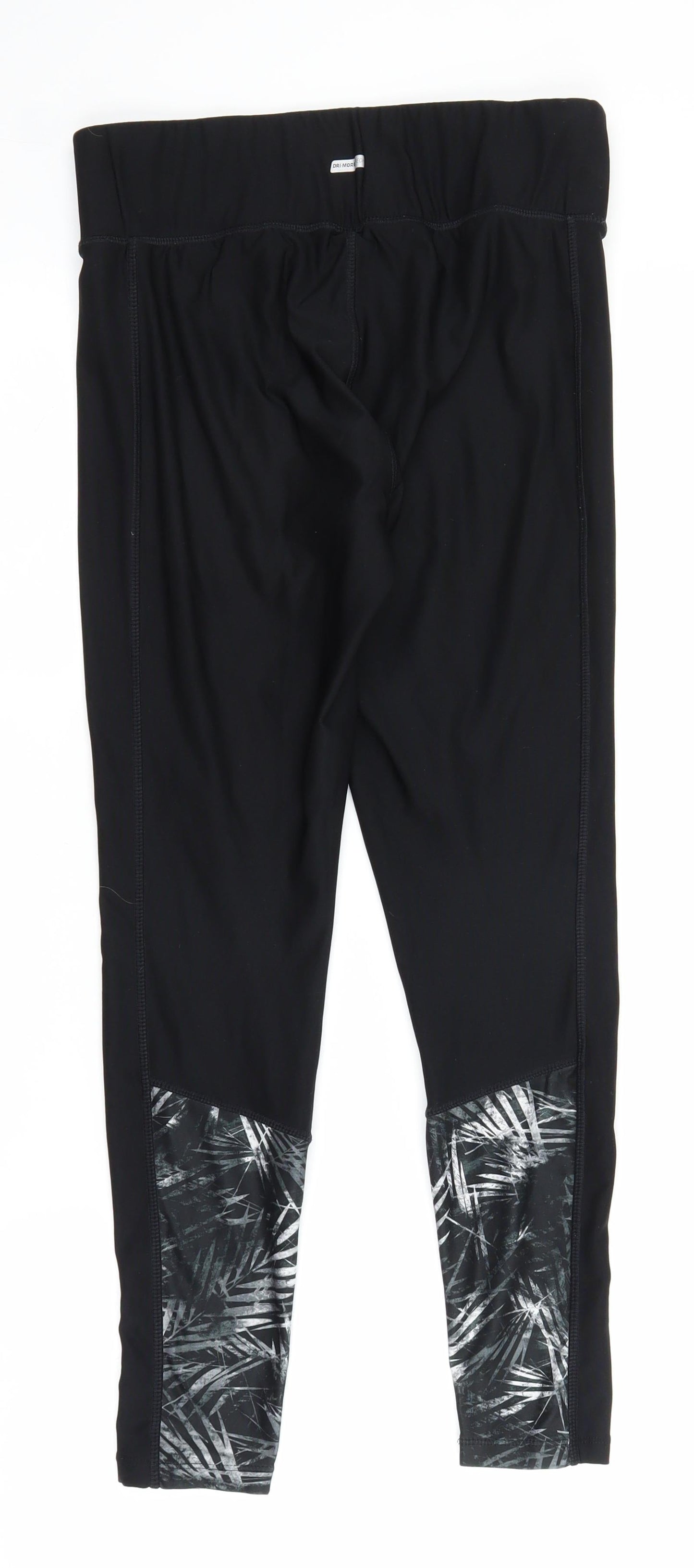 Womens UK Size M Athletic Works Regular Fit Jogger Black Leggings