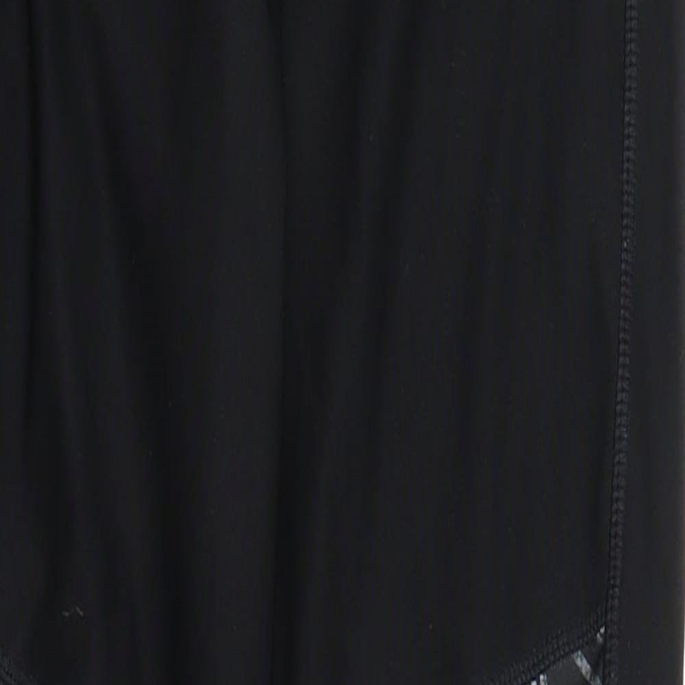 Womens UK Size M Athletic Works Regular Fit Jogger Black Leggings