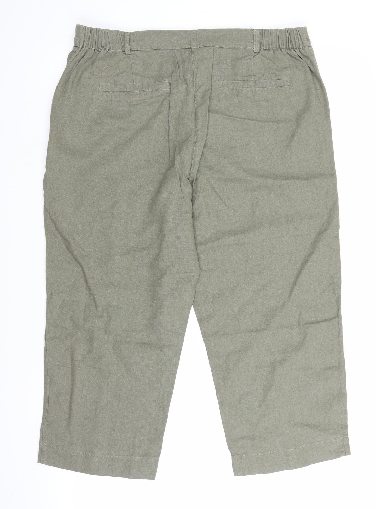 Anthology Womens Green   Chino Shorts Size 14