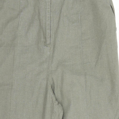 Anthology Womens Green   Chino Shorts Size 14