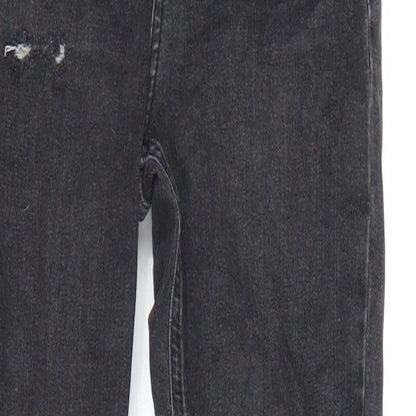 Topshop Womens Grey  Denim Jegging Jeans Size 25 in L25.5 in