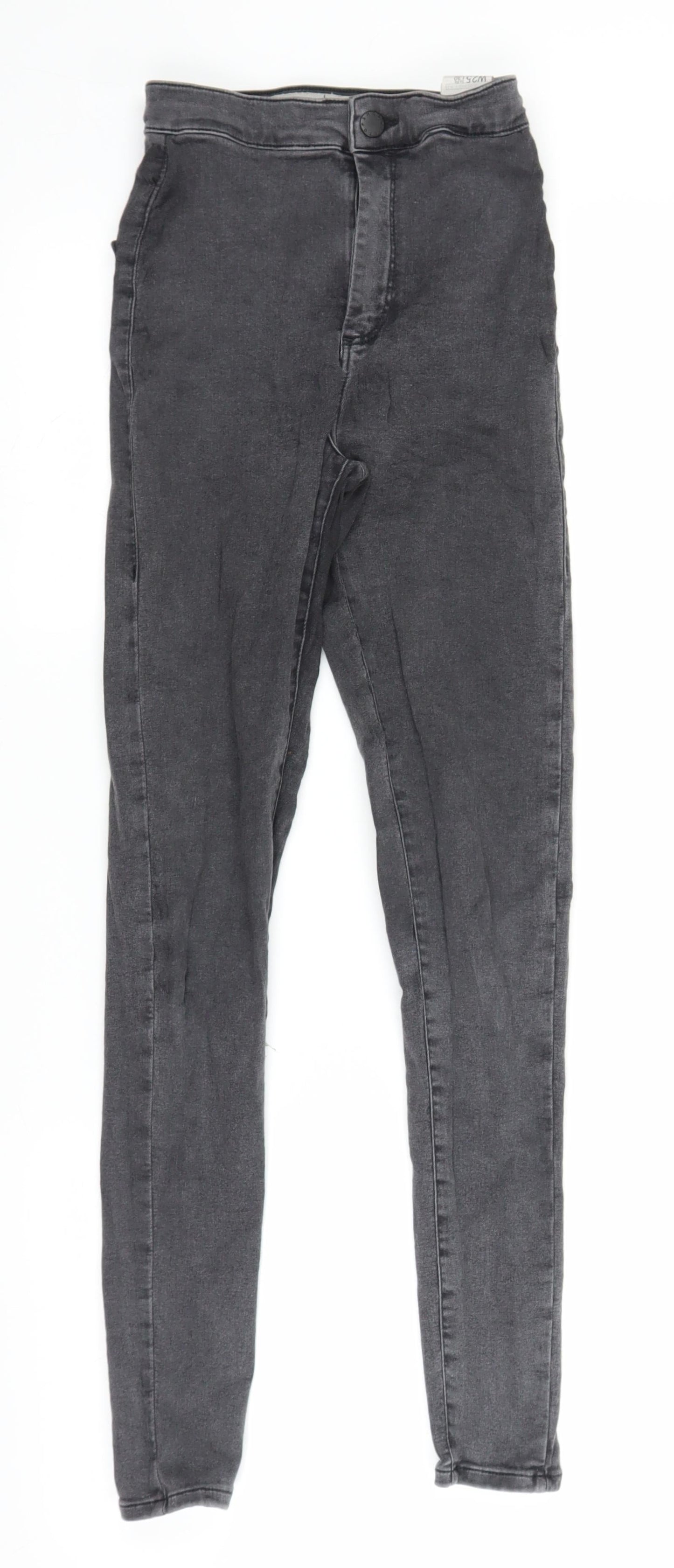 Topshop Womens Grey  Denim Jegging Jeans Size 25 in L26.5 in