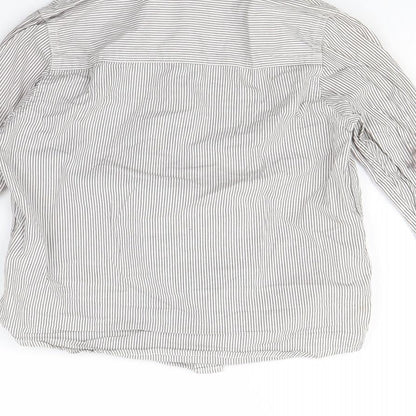 NEXT Boys White Striped  Basic Button-Up Size 5 Years
