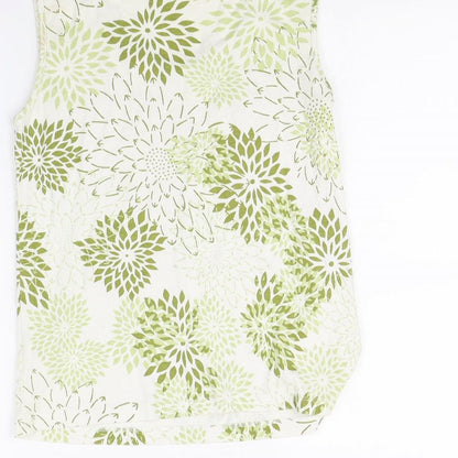 Womens UK Size L M&Co White Basic Tank