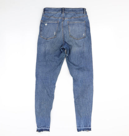 Denim & Co. Womens Blue   Straight Jeans Size 10 L30 in