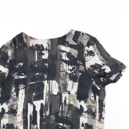 Womens UK Size 8 H&M Black Basic Blouse