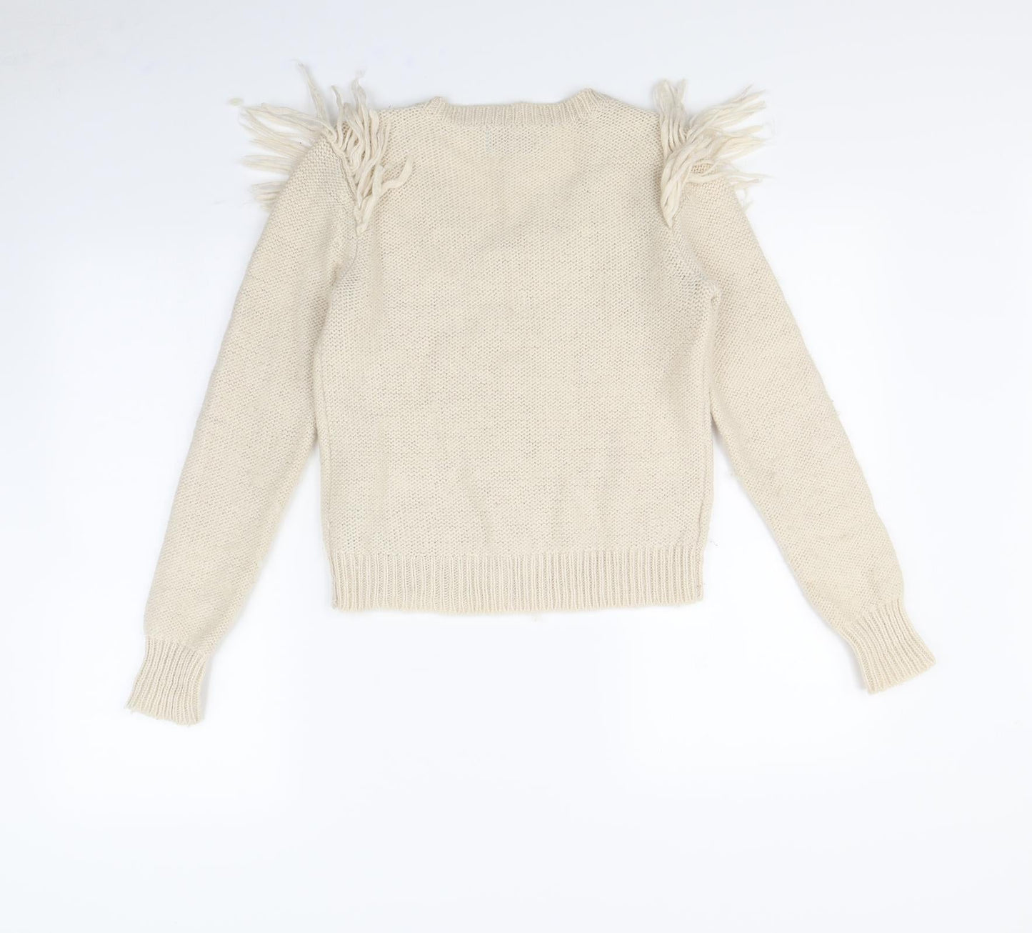 Be beau  Womens Beige   Pullover Jumper Size 8