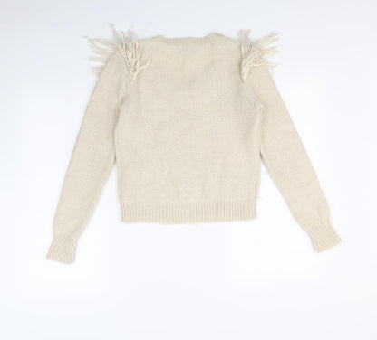 Be beau  Womens Beige   Pullover Jumper Size 8