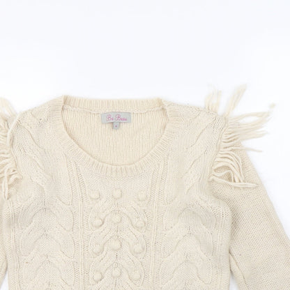 Be beau  Womens Beige   Pullover Jumper Size 8