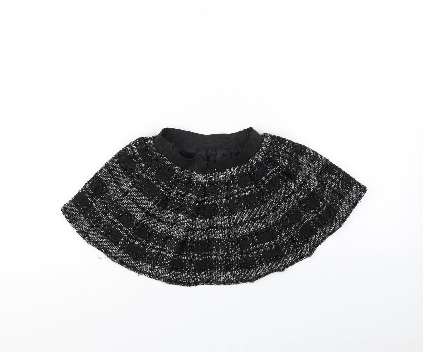 Preworn Girls Black   Flare Skirt Size 4 Years