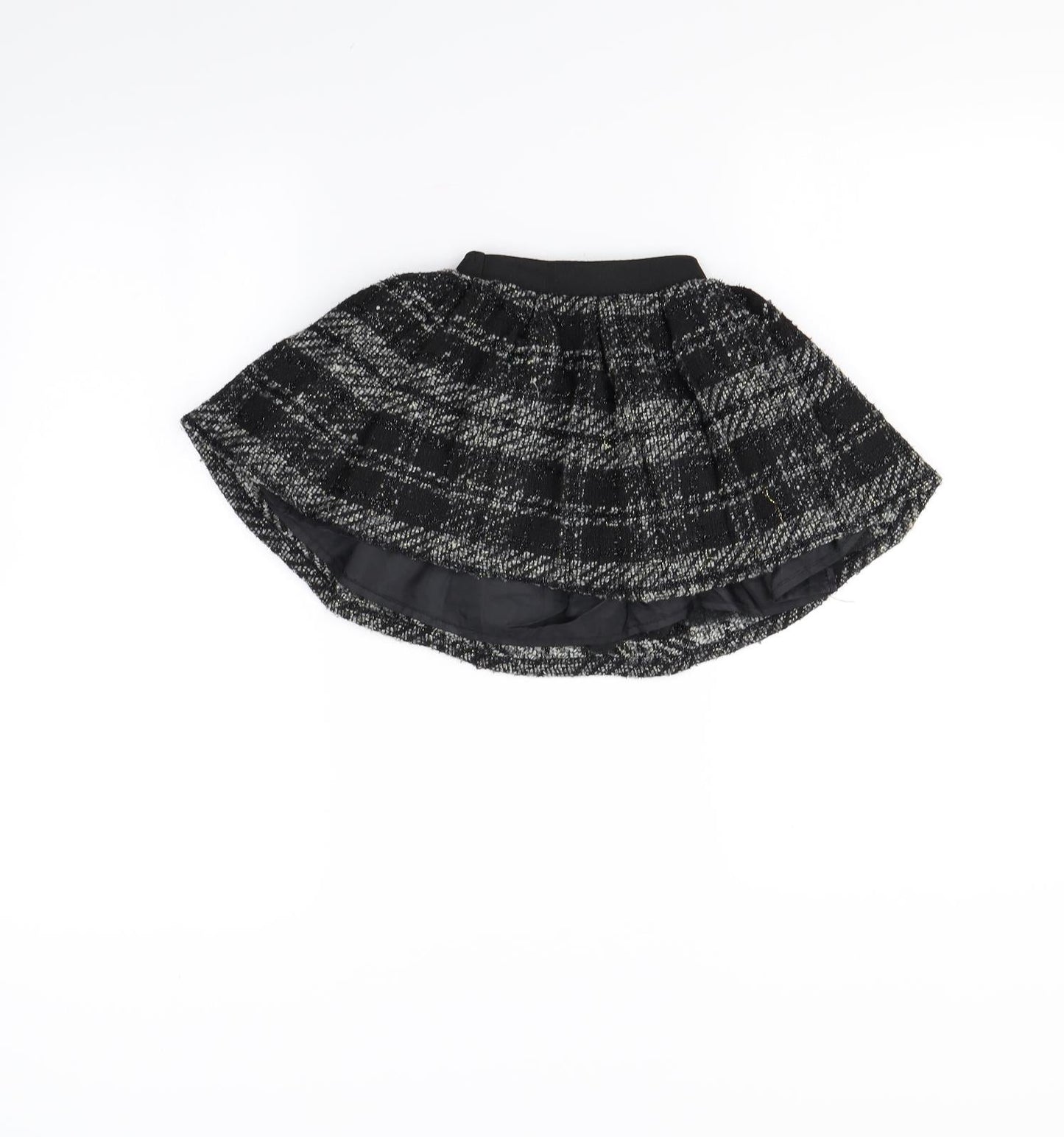 Preworn Girls Black   Flare Skirt Size 4 Years