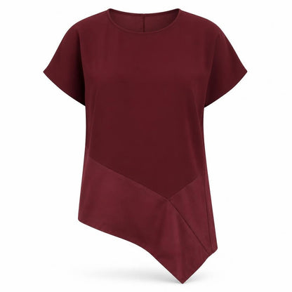 Womens UK Size 10 River Island Red Basic Blouse