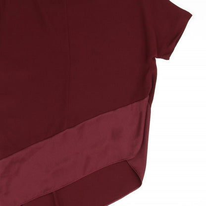 Womens UK Size 10 River Island Red Basic Blouse