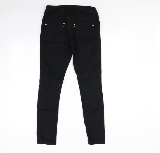 Preworn Womens Black   Skinny Jeans Size 8 L30 in