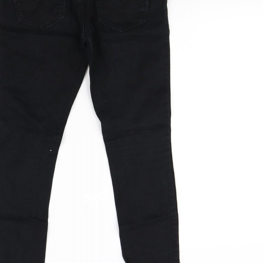 Preworn Womens Black   Skinny Jeans Size 8 L30 in