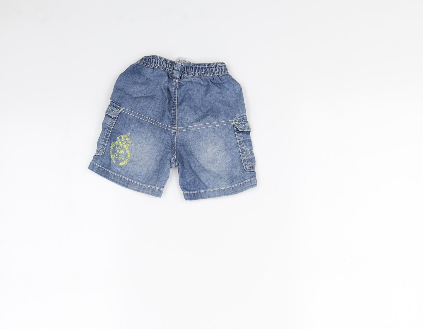 Preworn Baby Blue   Cropped Jeans Size 6-9 Months