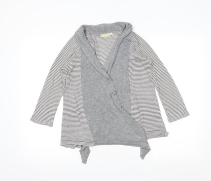 Pins & Needles Womens Grey Striped  Wrap Jumper Size S