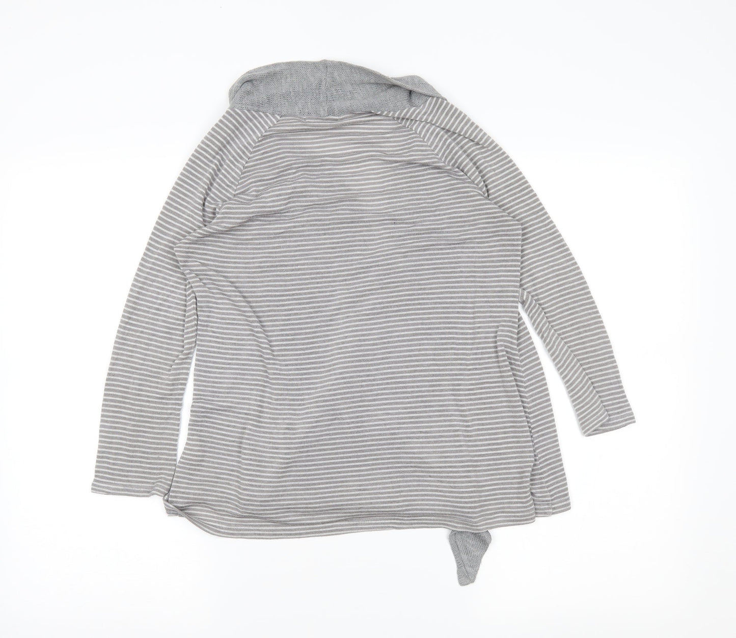 Pins & Needles Womens Grey Striped  Wrap Jumper Size S