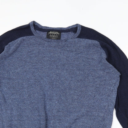 Burton Mens Blue   Pullover Jumper Size M