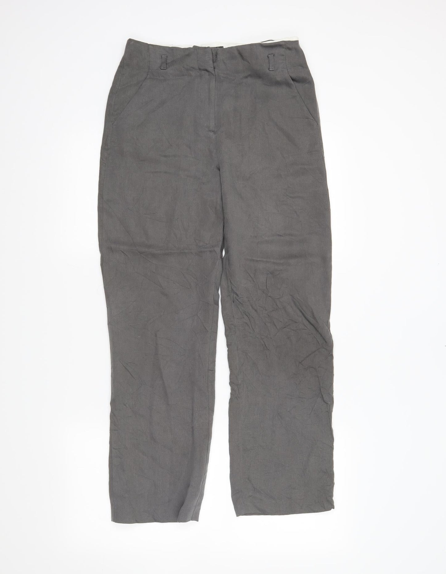 M&s Womens Grey   Trousers  Size S L27 in