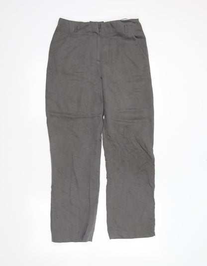 M&s Womens Grey   Trousers  Size S L27 in