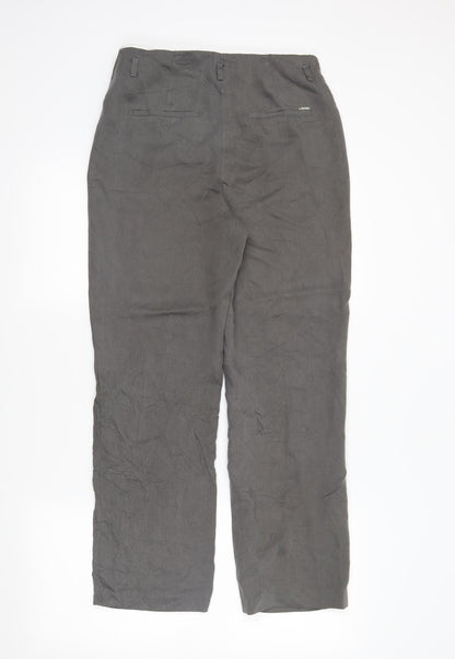 M&s Womens Grey   Trousers  Size S L27 in