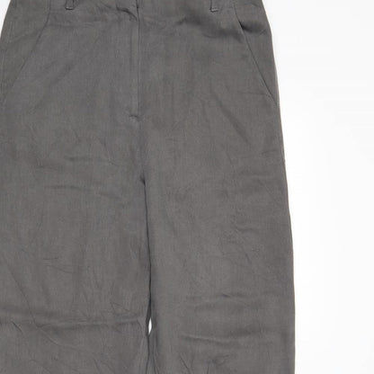 M&s Womens Grey   Trousers  Size S L27 in