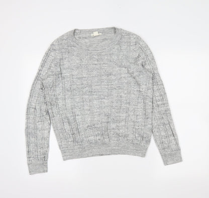 H&M Mens Grey   Pullover Jumper Size L