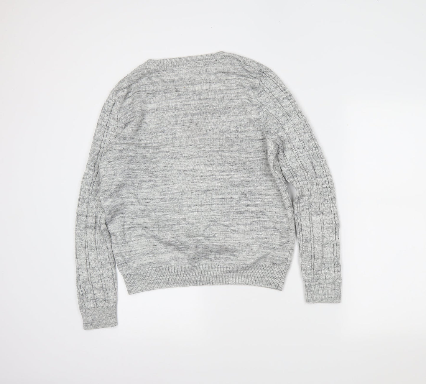 H&M Mens Grey   Pullover Jumper Size L