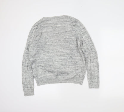 H&M Mens Grey   Pullover Jumper Size L