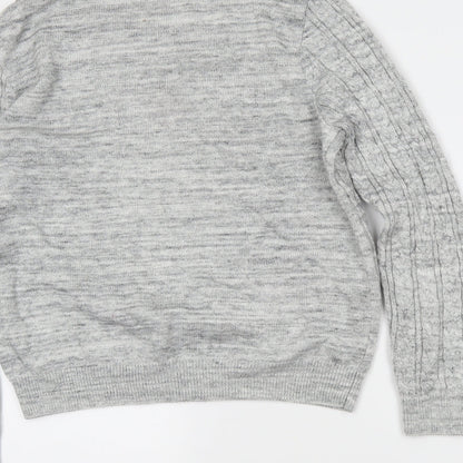 H&M Mens Grey   Pullover Jumper Size L