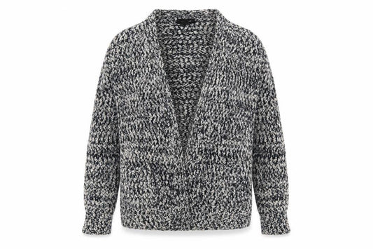 Atmosphere Womens Grey Herringbone  Wrap Jumper Size 10