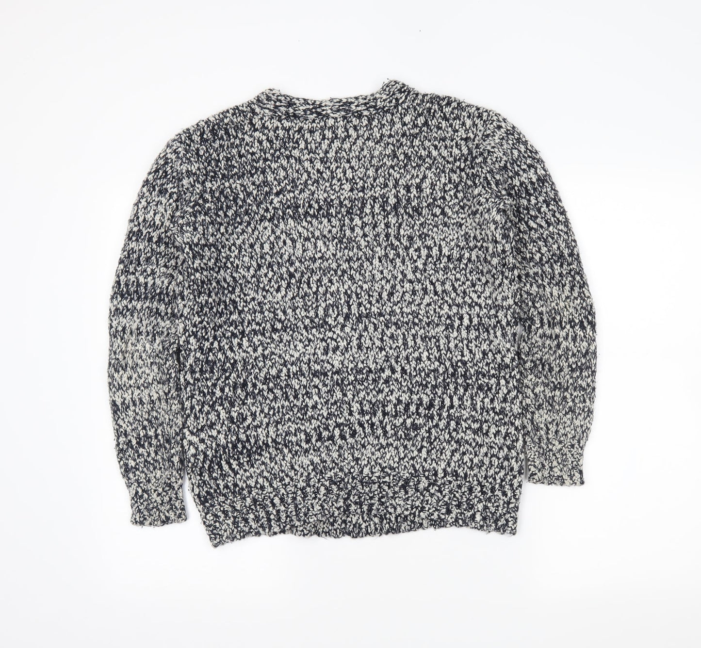 Atmosphere Womens Grey Herringbone  Wrap Jumper Size 10