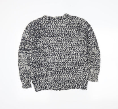 Atmosphere Womens Grey Herringbone  Wrap Jumper Size 10