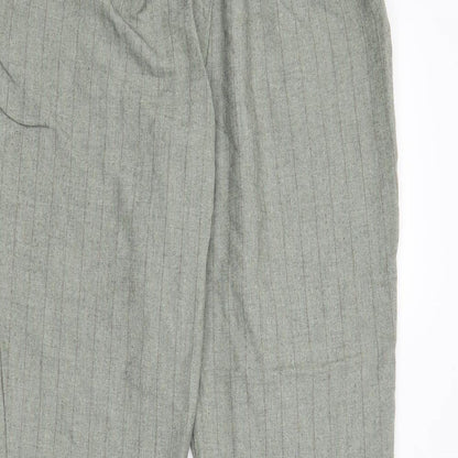 Womens UK Size 16 Preworn Regular Fit  Green Trousers