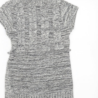 POUT Womens Grey   Pullover Jumper Size S