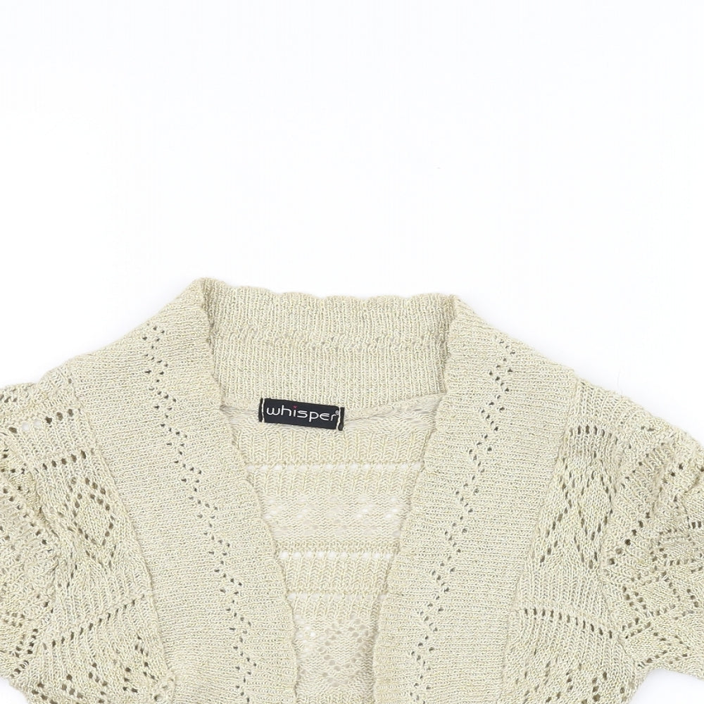 Whisper Womens Brown   Cardigan Jumper Size S