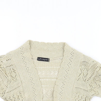 Whisper Womens Brown   Cardigan Jumper Size S