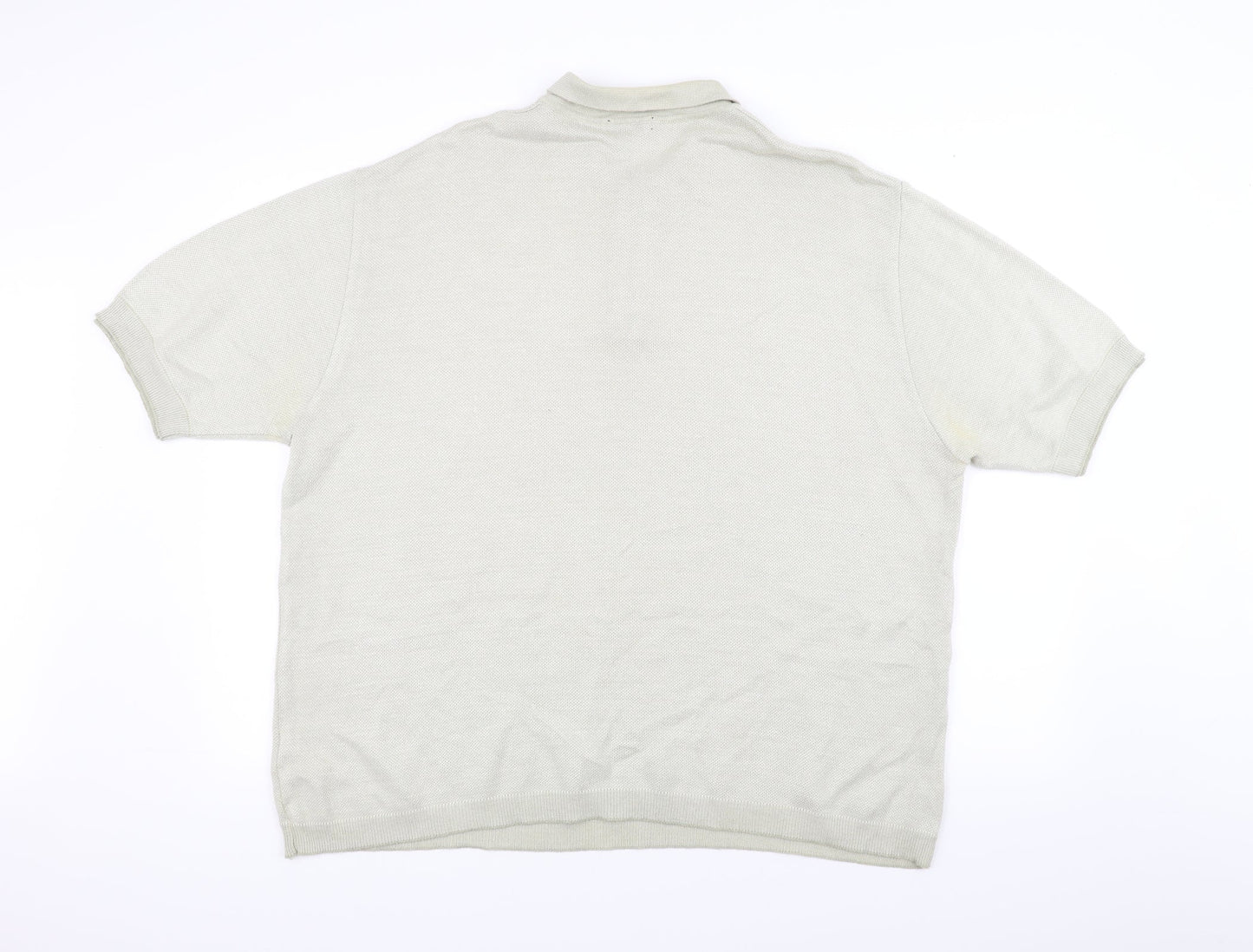 Womens UK Size 2XL Marks and Spencer White Basic Polo