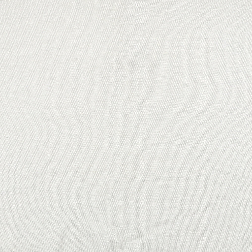Womens UK Size 2XL Marks and Spencer White Basic Polo