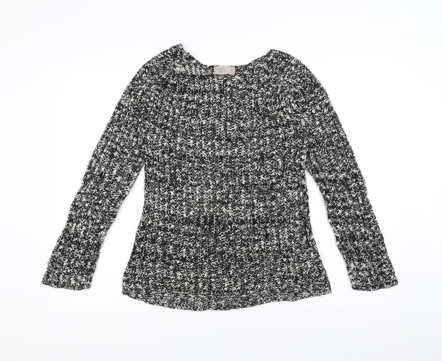 Label Lab Womens Black   Pullover Jumper Size 12